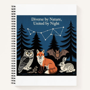 Nocturnal Forest Collective - Wissenschaftliche Ti Notizbuch