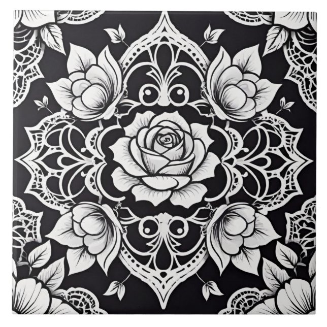 Nocturnal Lace Fliese (Vorderseite)