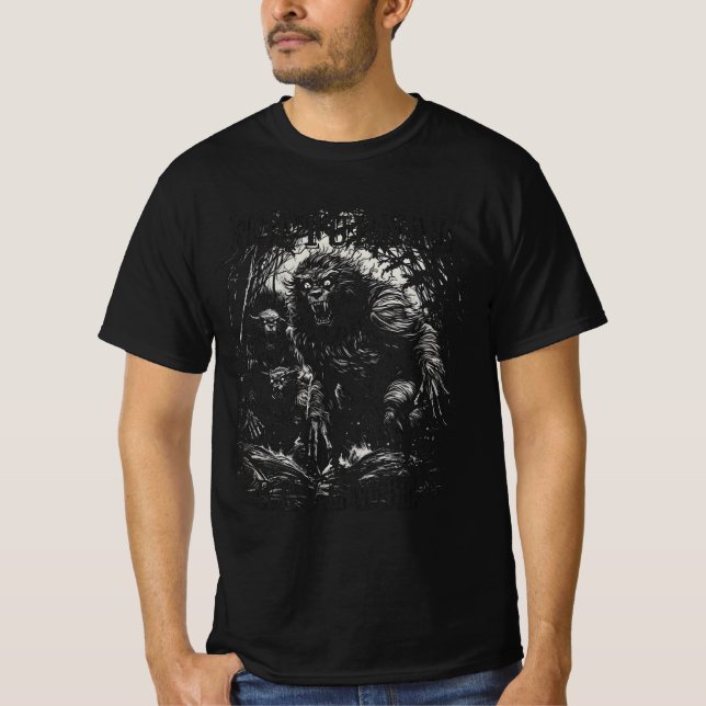 Nocturnal Rache Werewolves T-Shirt (Vorderseite)