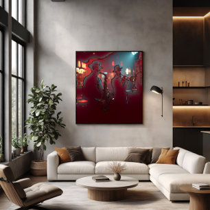 Nocturnal Rhythm Energie des Jazz Poster