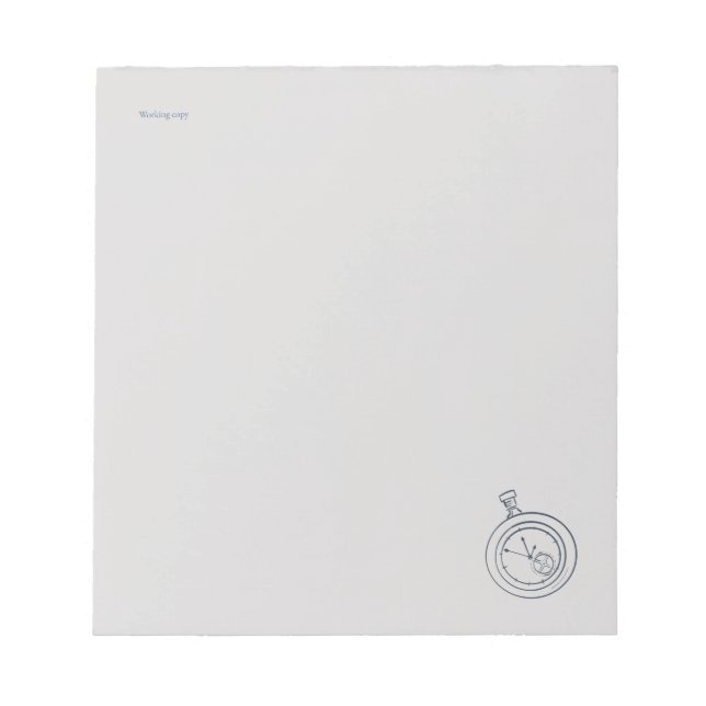 Nocturnal Study dark academia Pocket Watch    Notizblock (Vorderseite)