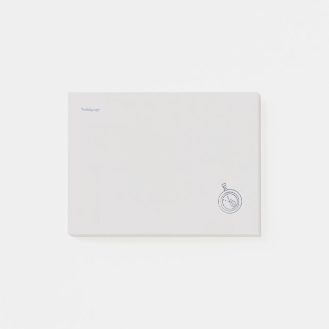 Nocturnal Study dark academia Pocket Watch    Post-it Klebezettel (Vorderseite)