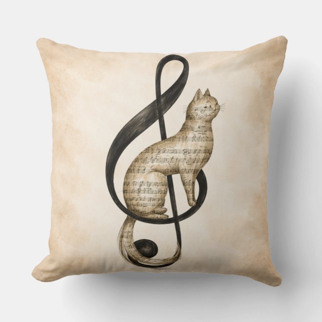  Nocturne  A study in music and silence Kissen (Vorderseite)