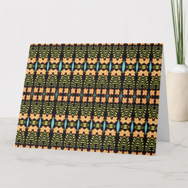 NOCTURNE Big Greeting Card / Horizontal Karte (Vorderseite)