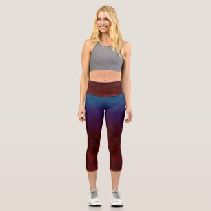 Nocturne der hohlen Flamme Capri Leggings
