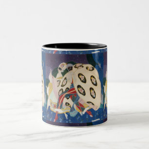 NOCTURNE MIT MASKEN / Venezianische MASKERN Zweifarbige Tasse