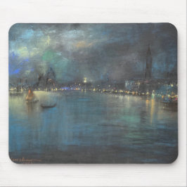Nocturne von Venedig (von Glenn Cooper Henshaw) Mousepad