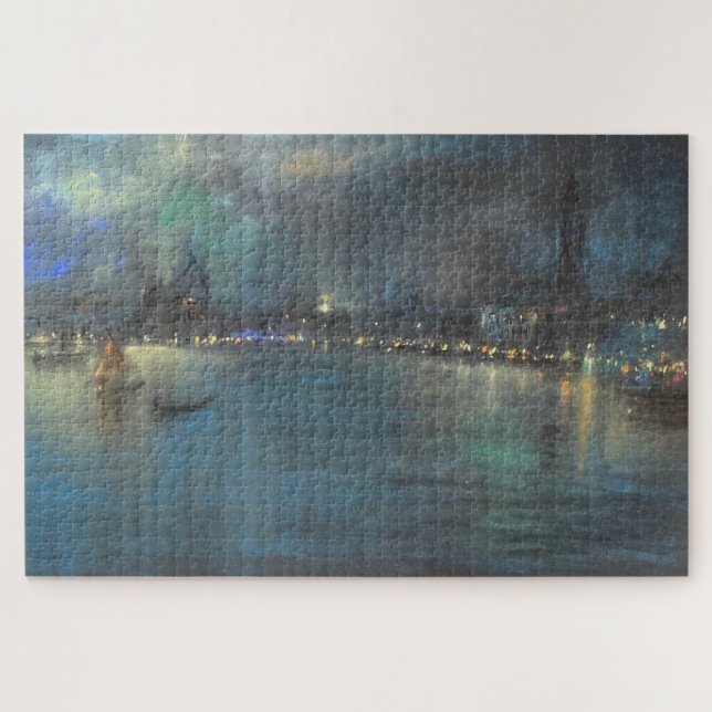 Nocturne von Venedig (von Glenn Cooper Henshaw) Puzzle (Horizontal)