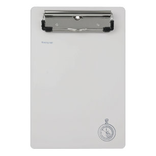 Nocturnes Studierens dunkle akademische Taschenuhr Mini Klemmbrett