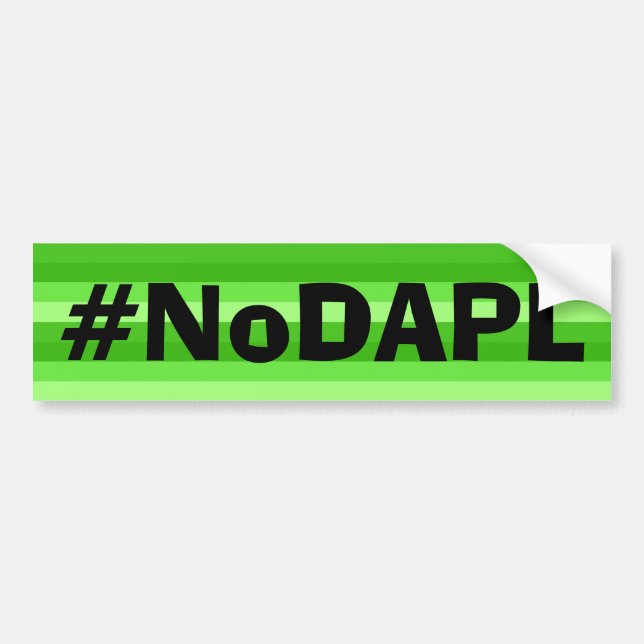 NoDAPL Autoaufkleber (Vorne)