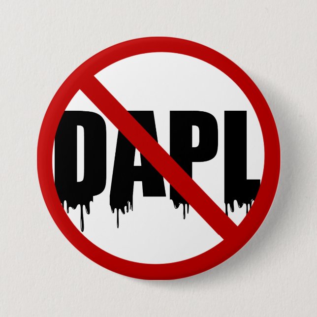 #NoDAPL Button (Vorderseite)