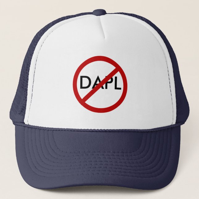 NoDAPL Truckerkappe (Vorderseite)