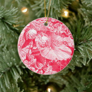 Nodding Lotus (rot) - Keramik Ornament