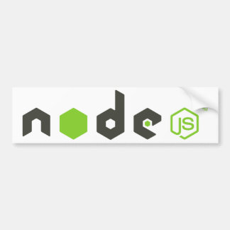 NodeJS! Autoaufkleber