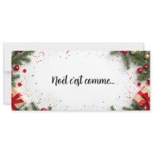 Noel c'est comme... Carte à QR code surprise