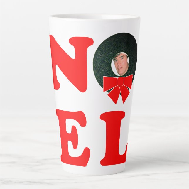 NOEL Christmas Personalized Milchtasse (Vorderseite)