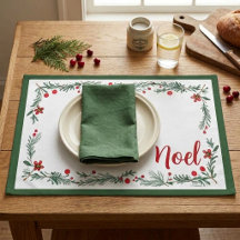 Noel Floral Weihnachts-Set - Grün