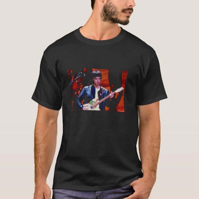 Noel Gallagher Oasis Live By Andy Willsher  T-Shirt (Vorderseite)