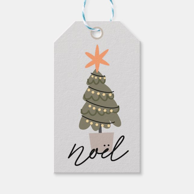 Noel Geschenkanhänger (Vorderseite)