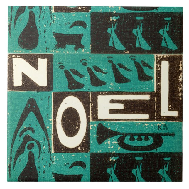 Noel Green Fliese (Vorderseite)