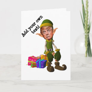 Noel mit Trump Feiertagskarte