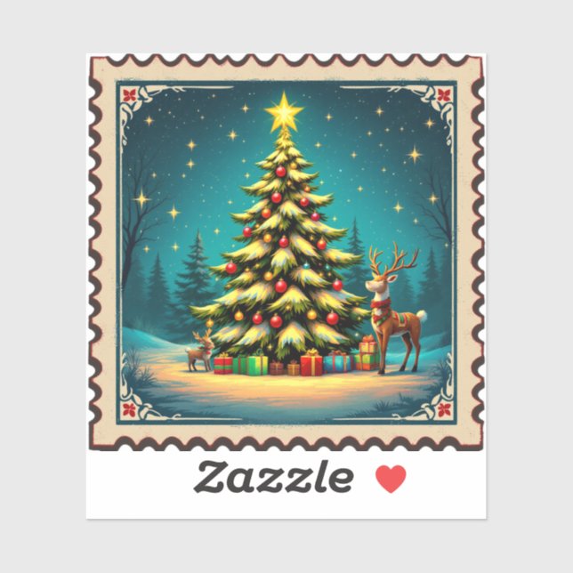 Noel-Stempel Aufkleber (Blatt)