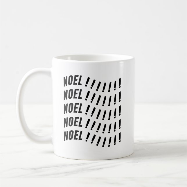 Noel Typography Kaffeetasse (Links)