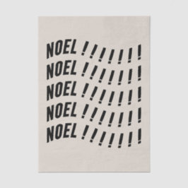 Noel Typography Seidenpapier