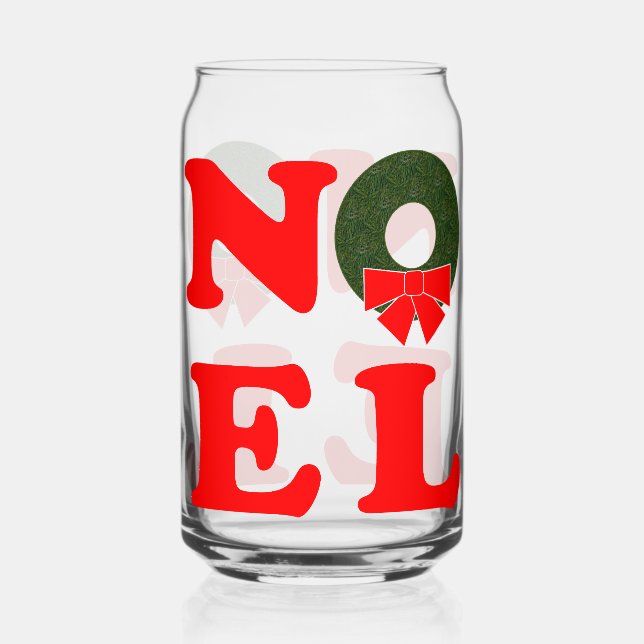 NOEL Weihnachten  Dosenglas (Rückseite)