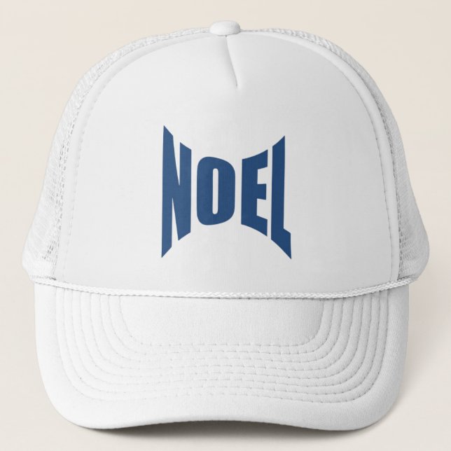 NOEL Weißer Trucker Truckerkappe (Vorderseite)