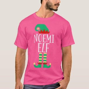 Noemi Elf Familie passt Weihnachten Pajamas T-Shirt