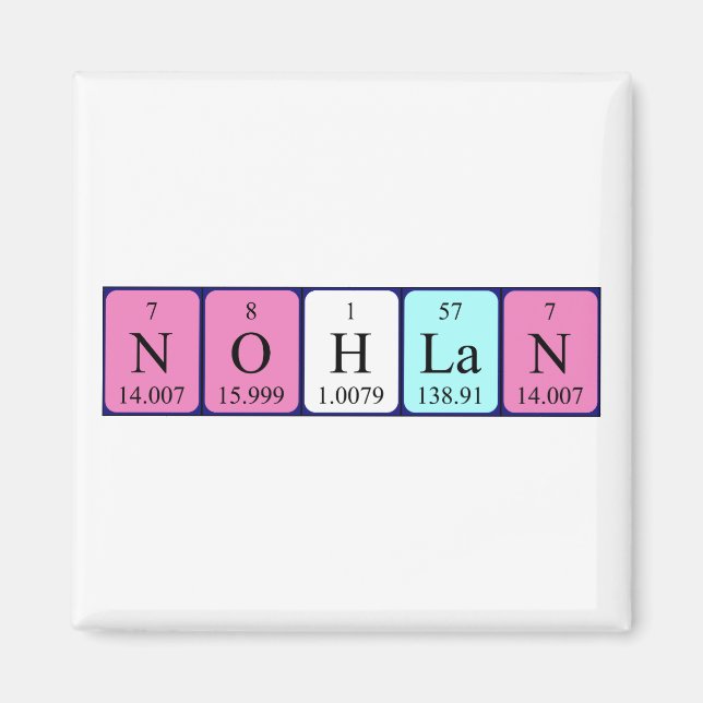 Nohlan Periodenmagnet Magnet (Vorne)