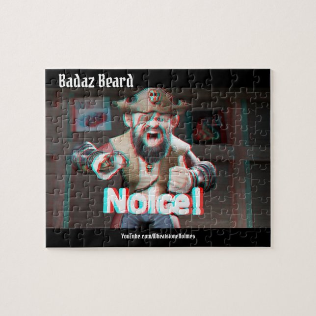 Noice! Badaz Beard 3D Puzzle (Horizontal)