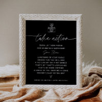 NOIR Action Wedding I Spy Sign