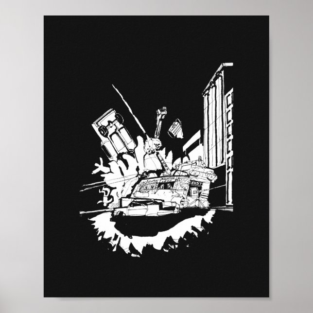 Noir Bus Battle Poster (Vorne)