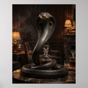 Noir Cobra Rauchzimmer Poster