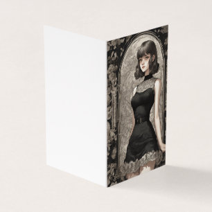 Noir Elegance Little Black Dress Anime LBD Blank