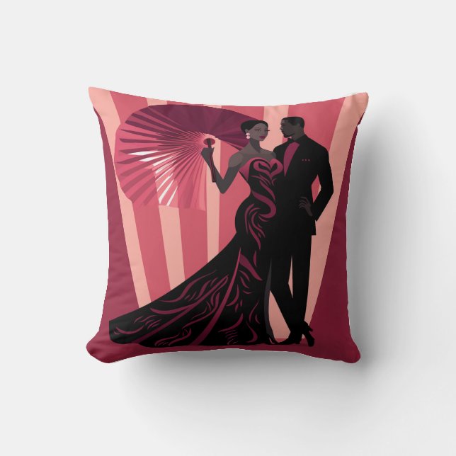 NOIR ELEGANCE-RED #1 KISSEN (Vorderseite)
