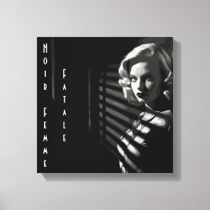 Noir Femme Fatale Leinwanddruck
