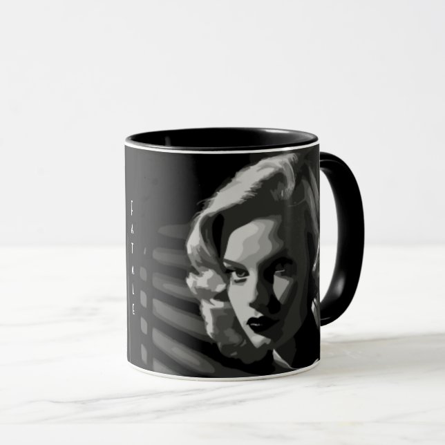 Noir Femme Fatale Tasse (VorderseiteRechts)