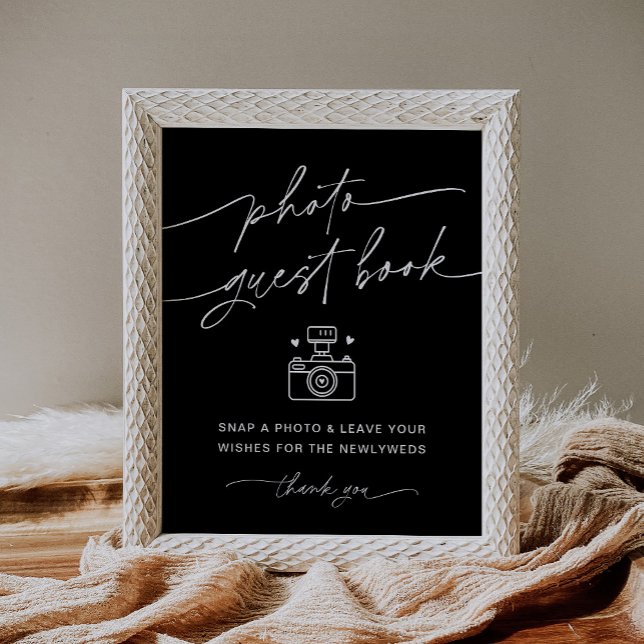 NOIR Foto Guest Book Sign Poster (Von Creator hochgeladen)