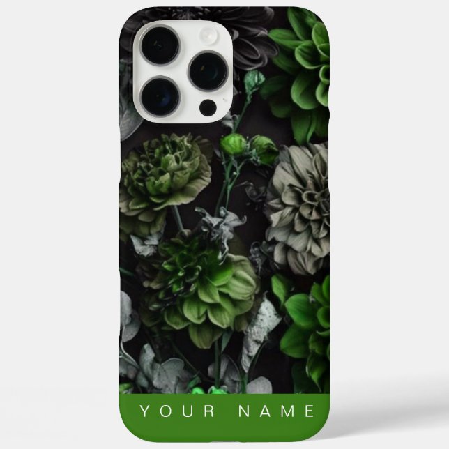 Noir Garden Green Case-Mate iPhone Hülle (Rückseite)