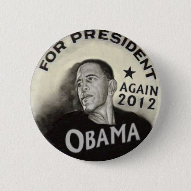 Noir Knopf Obama 2012 Button (Vorderseite)