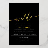 NOIR Minimalistisch machen wir eine Einladung zum 