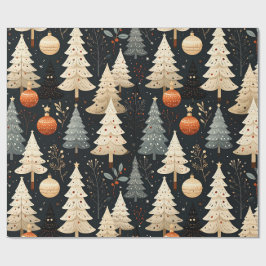 Noir Noël Baum Geschenkpapier