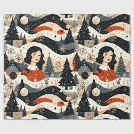 Noir Noël Geschenkpapier