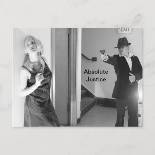 Noir Postcard Postkarte