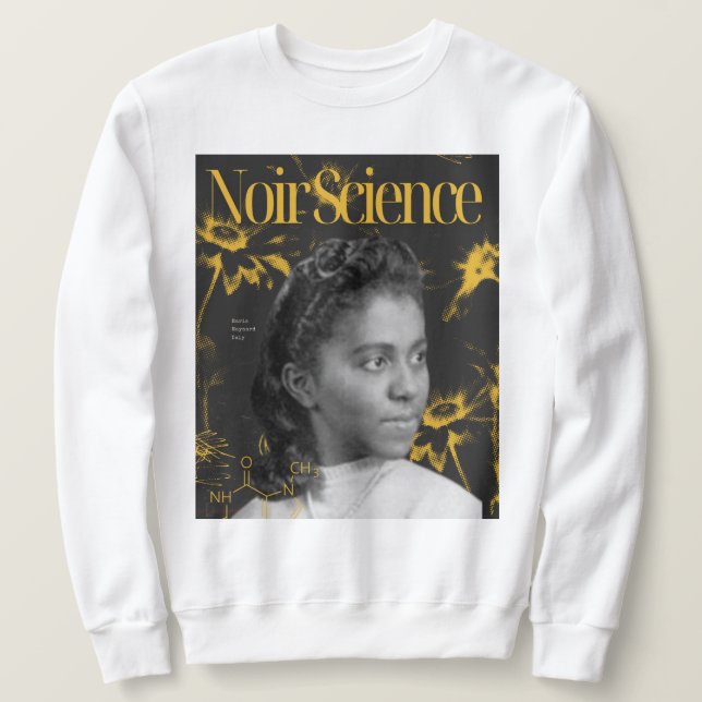 Noir Science Capsule: Eine Sammlung schwarzer Gesc Sweatshirt (Design vorne)