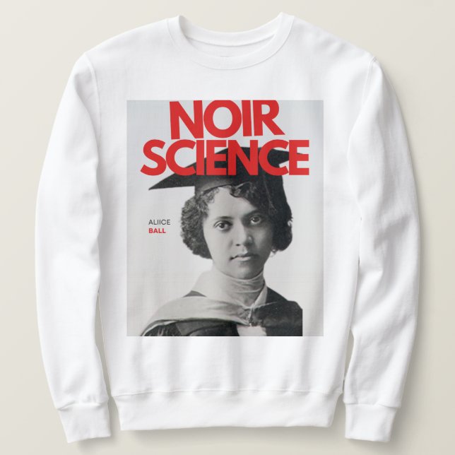 Noir Science Capsule: Eine Sammlung schwarzer Gesc Sweatshirt (Design vorne)