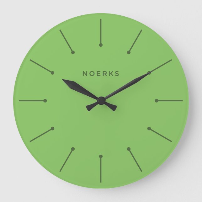 Noirva-Minimaluhr Große Wanduhr (Vorderseite)